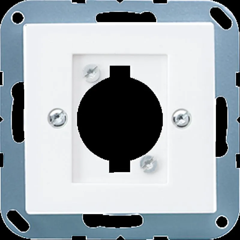 Jung Abdeckung für XLR-Steckverbinder (P-Serie), Thermoplast, Serie AS/A, alpinweiß A568BFWW