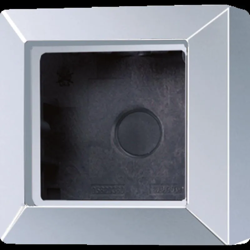 Jung Aufputz-Kappe 1fach, Serie AS/A, aluminium AS581AAL