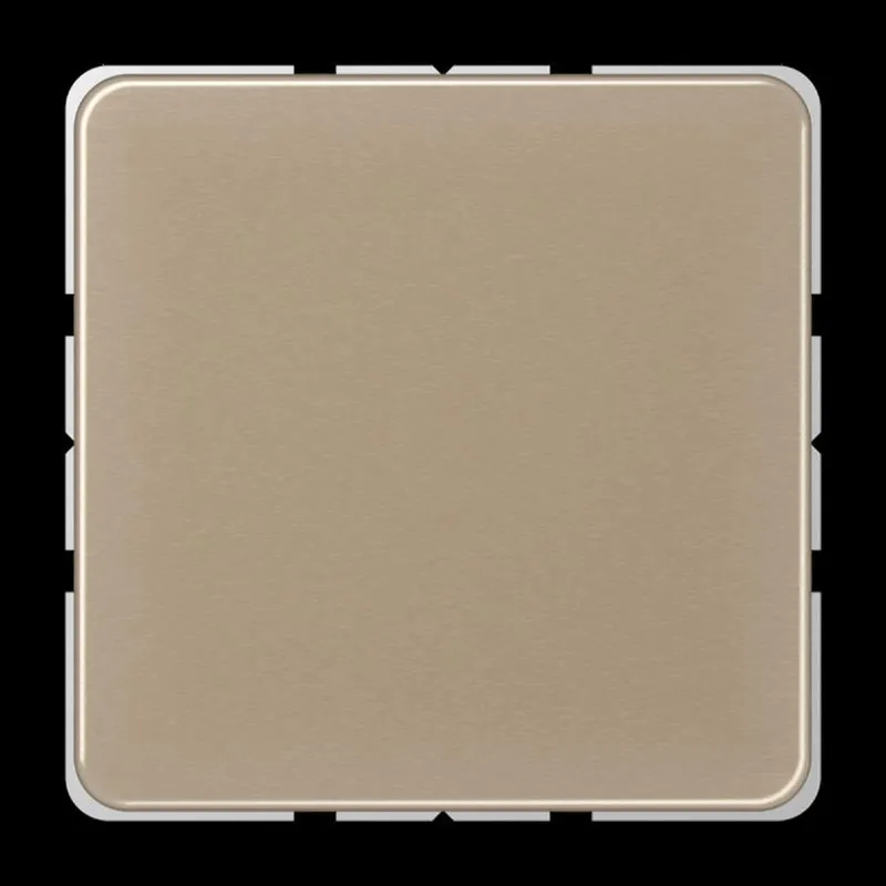 Jung Blind-Abdeckung (gerastet), Aluminium eloxiert, Serie CD, gold-bronze CD594-0GB