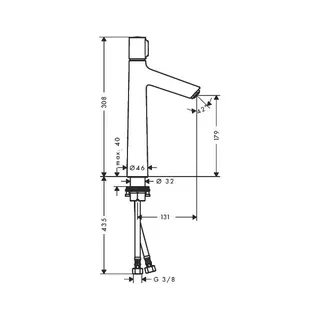 Hansgrohe Talis Select S Waschtischmischer 190 ohne Ablaufgarnitur, chrom – Bild 2