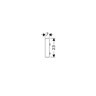 Hansgrohe Distanzscheibe Unica'D chrom – Bild 2