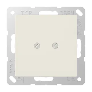 Jung Blind-Abdeckung (geschraubt), Duroplast, Serie AS, weiß A561B