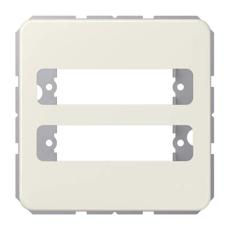 Jung Abdeckung für 2 D-Subminiatur-Steckverbinder, Thermoplast, Serie CD, weiß 594-2