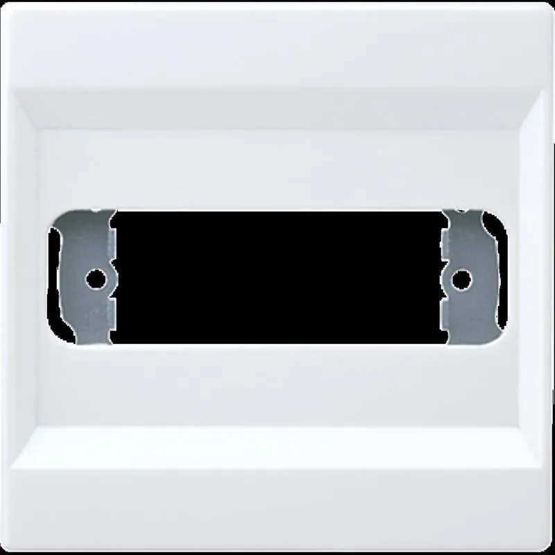 Jung Abdeckung für 1 D-Subminiatur-Steckverbinder, Thermoplast, Serie LS, alpinweiß LS994-1WW