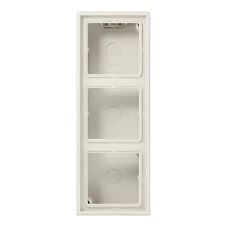 Jung Aufputz-Kappe 3fach, Serie LS, weiß LS583AW