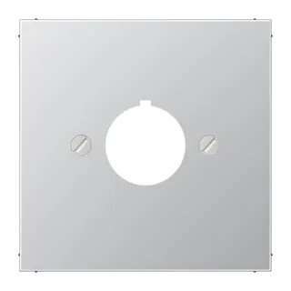 Jung Abdeckung für Befehlsgeräte mit 22,5 mm ?, Serie LS, Aluminium AL2964