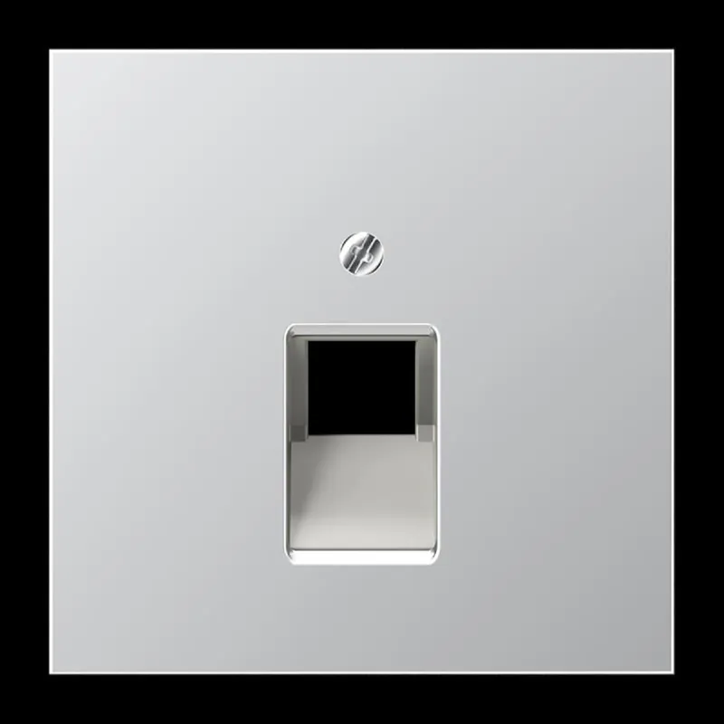 Jung Abdeckung für IAE/UAE-Anschlussdosen 1 x 8-polig, Serie LS, Aluminium AL2969-1UA