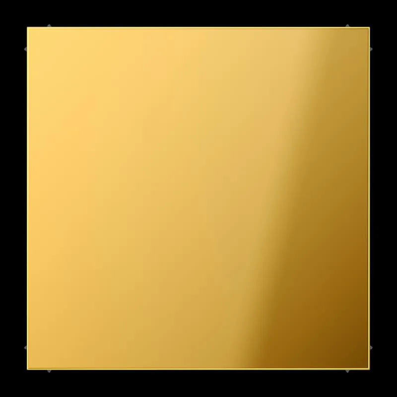 Jung Blind-Abdeckung (gerastet), Metall goldfarben PVD-beschichtet, Serie LS, goldfarben GO2994B
