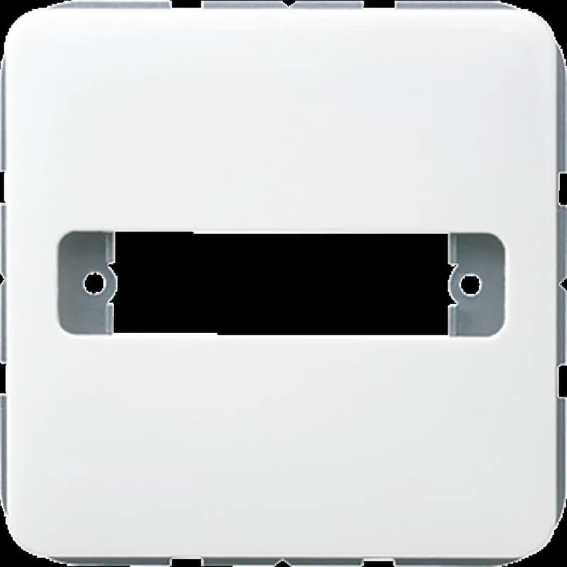 Jung Abdeckung für 1 D-Subminiatur-Steckverbinder, Thermoplast, Serie CD, alpinweiß CD594-1WW