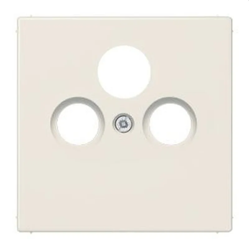 Jung Abdeckung für Universal-Sat/BK-Dosen, Thermoplast, Serie LS, weiß LS990SAT