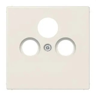 Jung Abdeckung für Universal-Sat/BK-Dosen, Thermoplast, Serie LS, weiß LS990SAT