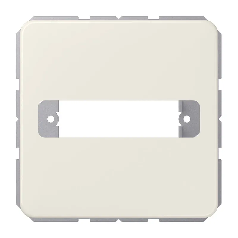 Jung Abdeckung für 1 D-Subminiatur-Steckverbinder, Thermoplast, Serie CD, weiß 594-1