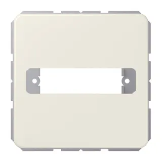 Jung Abdeckung für 1 D-Subminiatur-Steckverbinder, Thermoplast, Serie CD, weiß 594-1