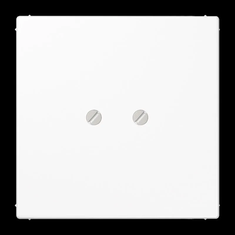 Jung Blind-Abdeckung (gerastet), Duroplast, Serie LS, alpinweiß LS961BWW
