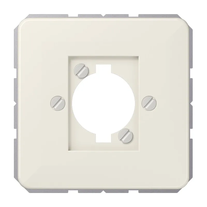 Jung Abdeckung für XLR-Steckverbinder (P-Serie), Duroplast, Serie CD, weiß 568