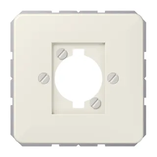 Jung Abdeckung für XLR-Steckverbinder (P-Serie), Duroplast, Serie CD, weiß 568