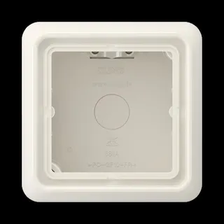 Jung Aufputz-Kappe 1fach, Serie CD, weiß CD581AW
