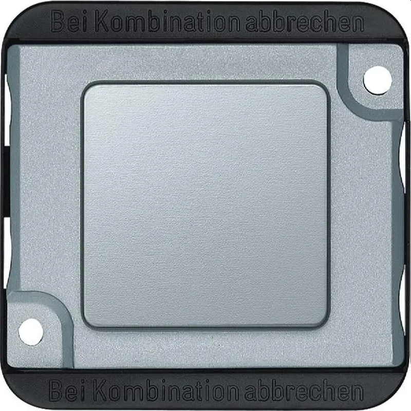 Merten Blindabdeckung 392360 mattsilber PANZER