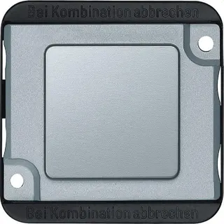 Merten Blindabdeckung 392360 mattsilber PANZER