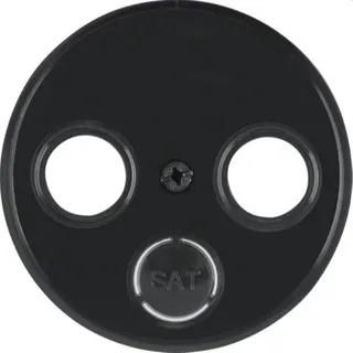Berker Antennenabdeckung M312032045 schwarz glaenzend