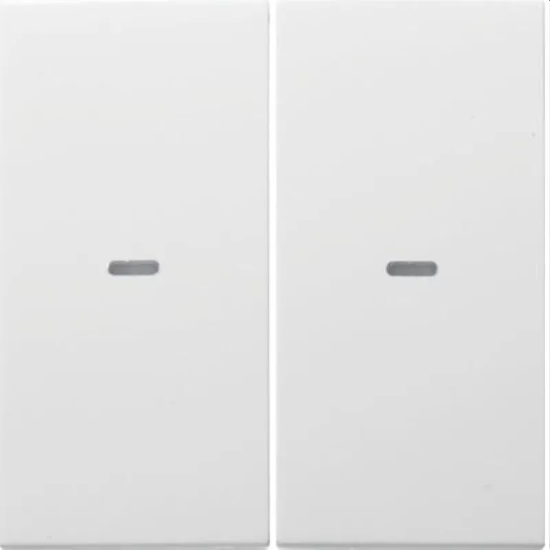 Berker Abdeckung M3S.x 2fach polarweiss