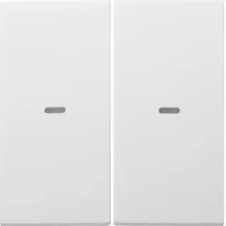 Berker Abdeckung M3S.x 2fach polarweiss