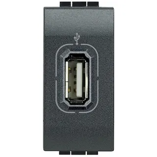 Bticino Anschlussdose L4285 USB anthrazit