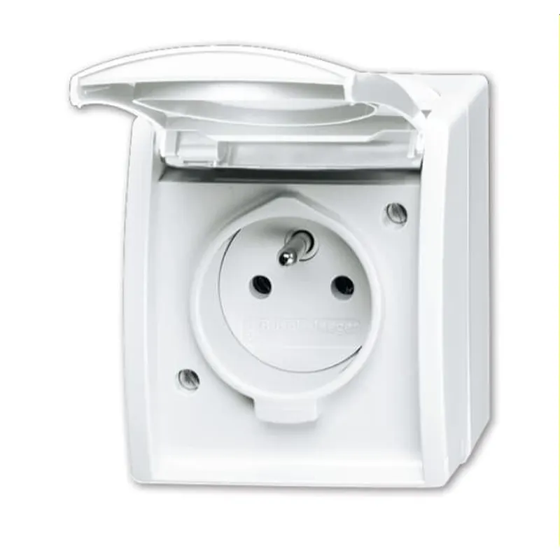 Busch-Jaeger Steckdoseneinsatz 20 MW-54-500 ocean, alpinweiß