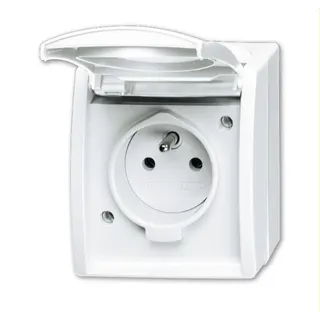 Busch-Jaeger Steckdoseneinsatz 20 MW-54-500 ocean, alpinweiß