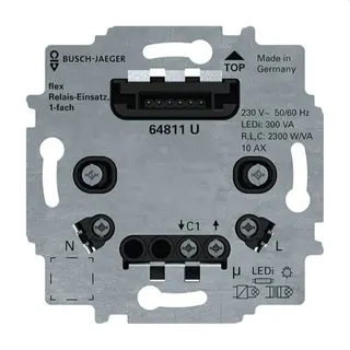 Busch-Jaeger Relaiseinsatz 64811 U flex 1fach