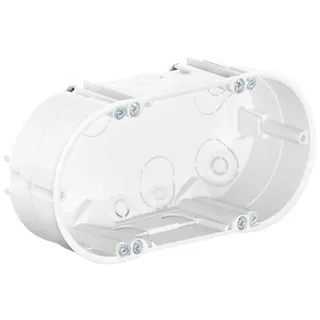 Kaiser Doppel-Geräteverbindungsdose 9062-77 halogenfrei weiss Hohlwand 9062-77