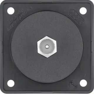 Berker Antennenverbinderdose 945812503 TV schwarz matt 945812503