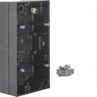 Berker AP-Gehäuse 10428935 2fach schwarz glänzend 10428935