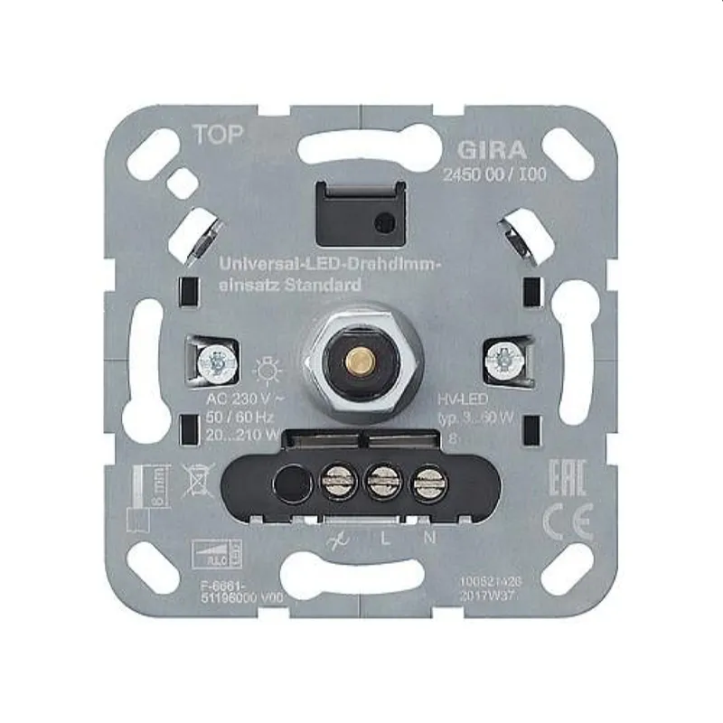 Gira Uni-LED-Drehdimmeinsatz 245000 Standard 245000
