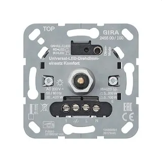 Gira Uni-LED-Drehdimmeinsatz 245500 Komfort 245500