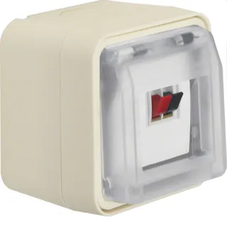 Berker AP-Lautsprecheranschlussdose 11963502 weiss 11963502