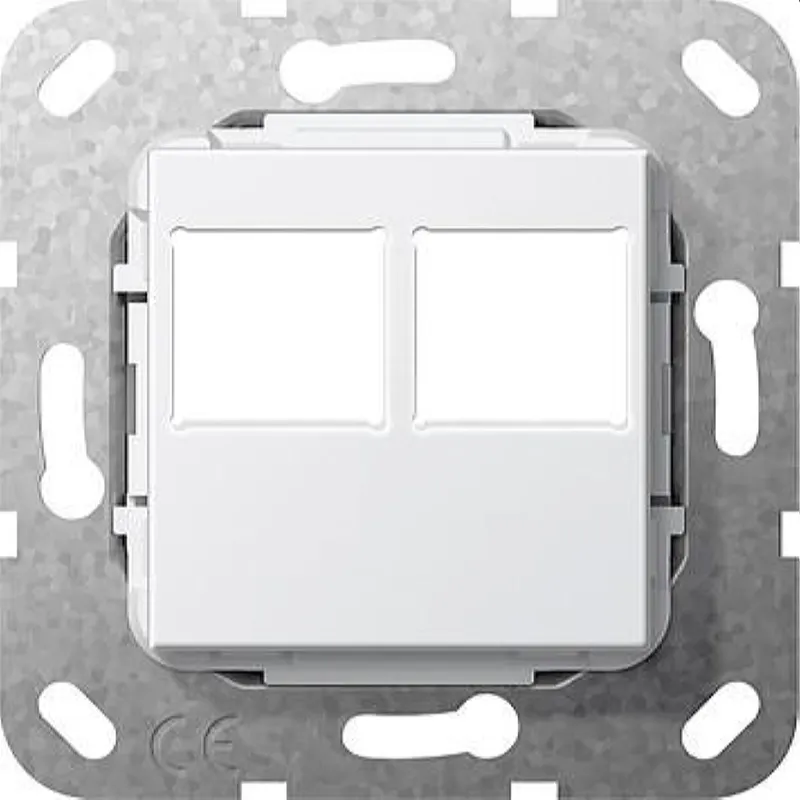 Gira Einsatz 562903 MJ RJ45 2f f. LexCom reinweiss