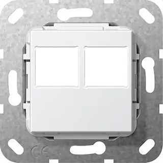 Gira Einsatz 562903 MJ RJ45 2f f. LexCom reinweiss