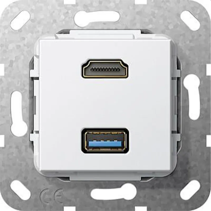 Gira Einsatz 567903 2.0a + HDR + USB 3.0A Kab rw