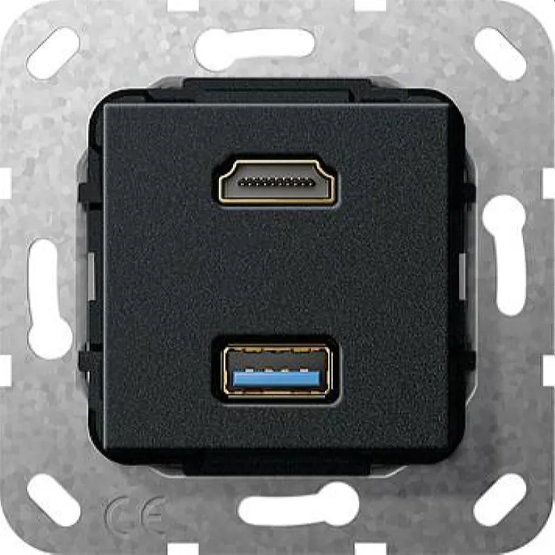 Gira Einsatz 567910 2.0a + HDR + USB 3.0A Kab sw