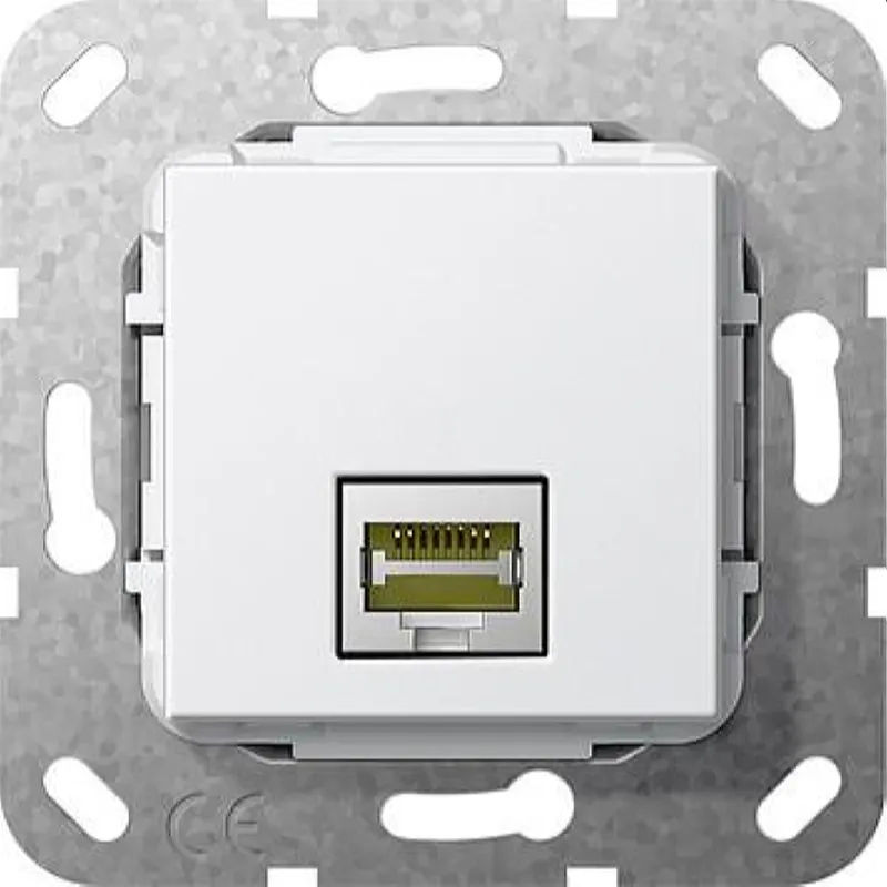 Gira Einsatz 569503 RJ45 Cat.6a 10 Gbit Kupplung rw