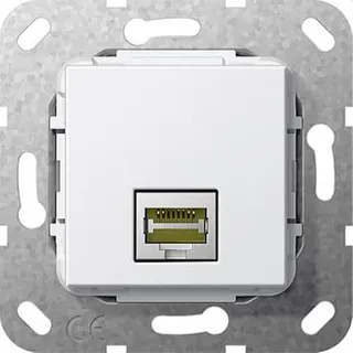 Gira Einsatz 569503 RJ45 Cat.6a 10 Gbit Kupplung rw