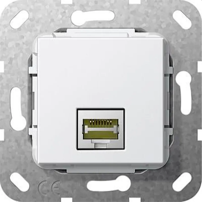 Gira Einsatz 569603 RJ45 Cat.6a 10 Gbit LSA Plus rw
