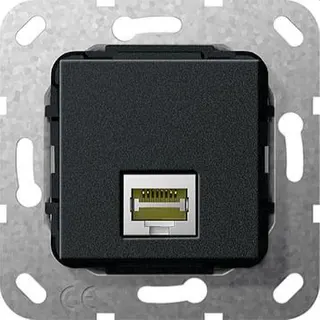 Gira Einsatz 569610 RJ45 Cat.6a 10 Gbit LSA Plus sw m