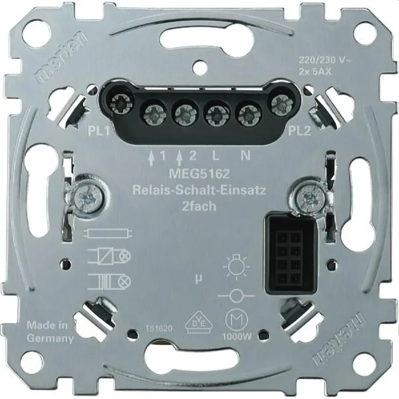 Merten Relaiseinsatz MEG5162-0000 2fach