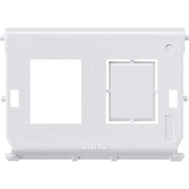 Jung Montage-Einsatz, 2fach, Universalmodul, RJ 45 System 54-2WE