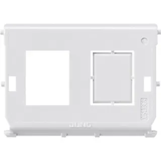 Jung Montage-Einsatz, 2fach, Universalmodul, RJ 45 System 54-2WE