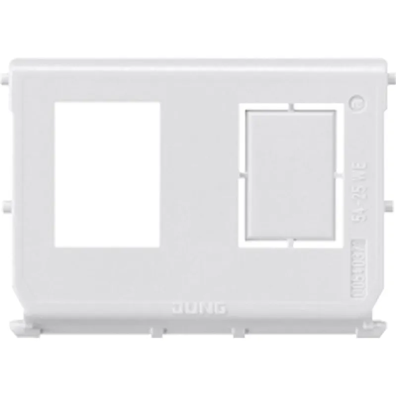Jung Montage-Einsatz, 2fach, 110 Connect, RJ 45 System, geschirmt 54-25WE