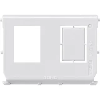 Jung Montage-Einsatz, 2fach, 110 Connect, RJ 45 System, geschirmt 54-25WE