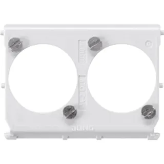 Jung Montage-Einsatz, für 2 XLR-Steckverbinder mit Einbaugehäuse, für 2 XLR-Steckverbinder, JUNG Art.-Nrn.: CXLR-S und CXLR-D 54-2CXLR